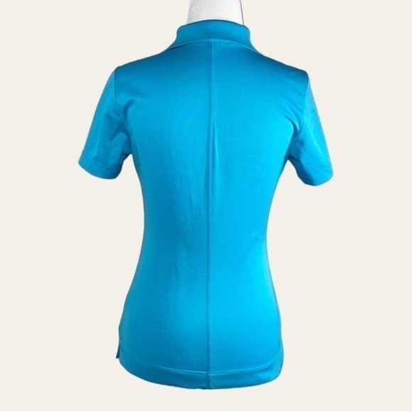 Nike Polo Golf Shirt Dry-Fit Blue - Picture 2 of 14